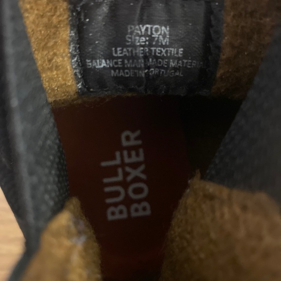 Bull Boxer Payton Slip On Chelsea Ankle Boots Women’s Size 7 M Black Wingtip - Picture 4 of 12